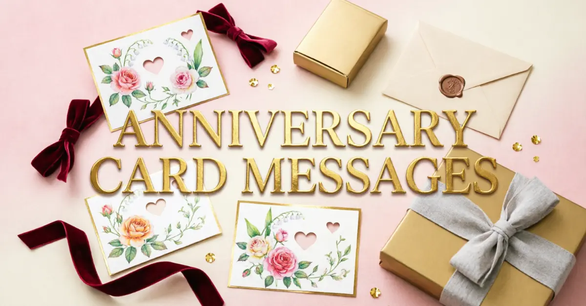 Anniversary Card Messages