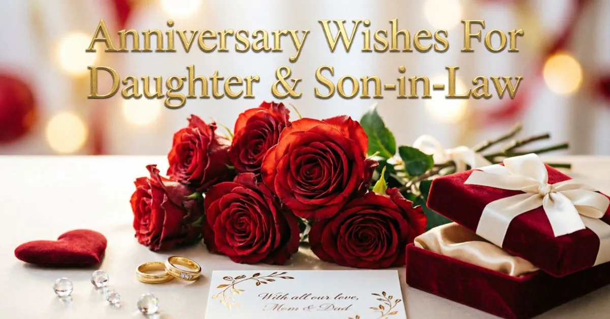 Anniversary Wishes For Daughter & Son-in-Law