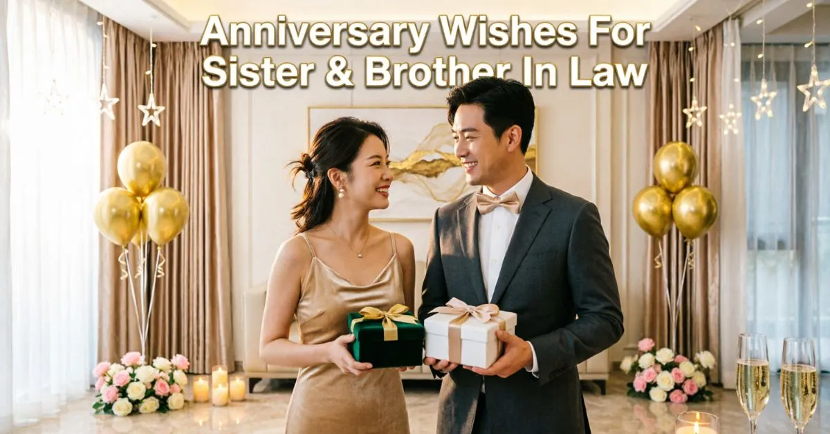 Anniversary Wishes For Sister & Brother In Law