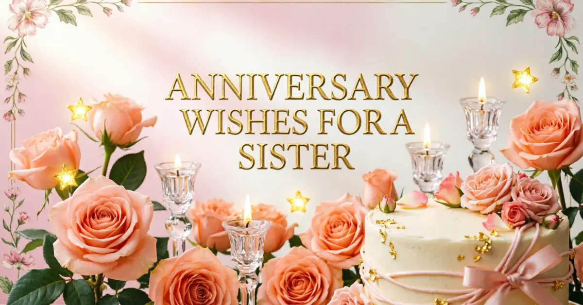 Anniversary Wishes For A Sister