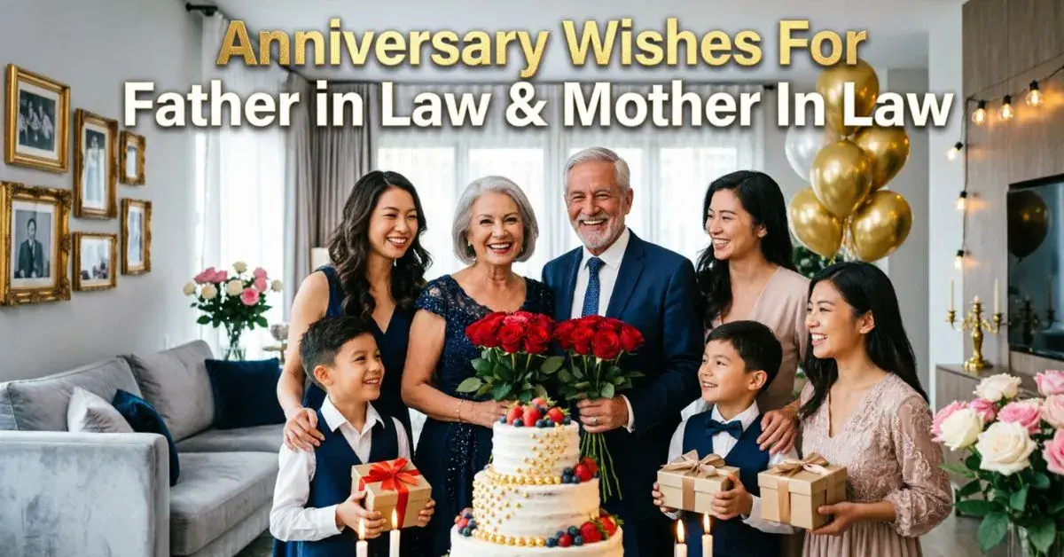 Anniversary Wishes For Father in Law & Mother In Law