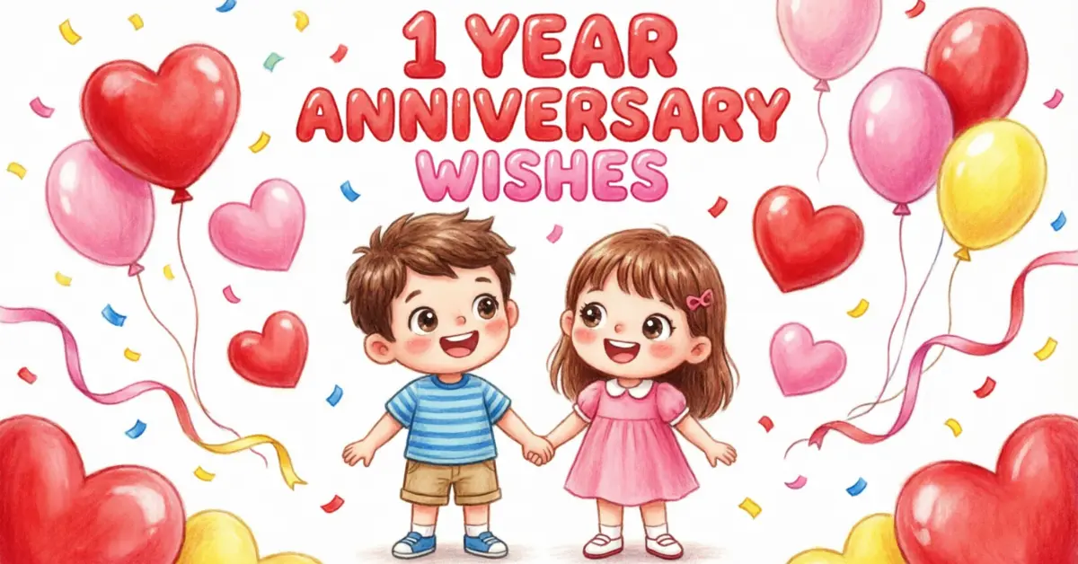 1 Year Anniversary Wishes