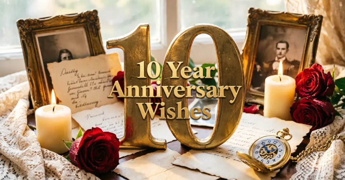 10 Year Anniversary Wishes