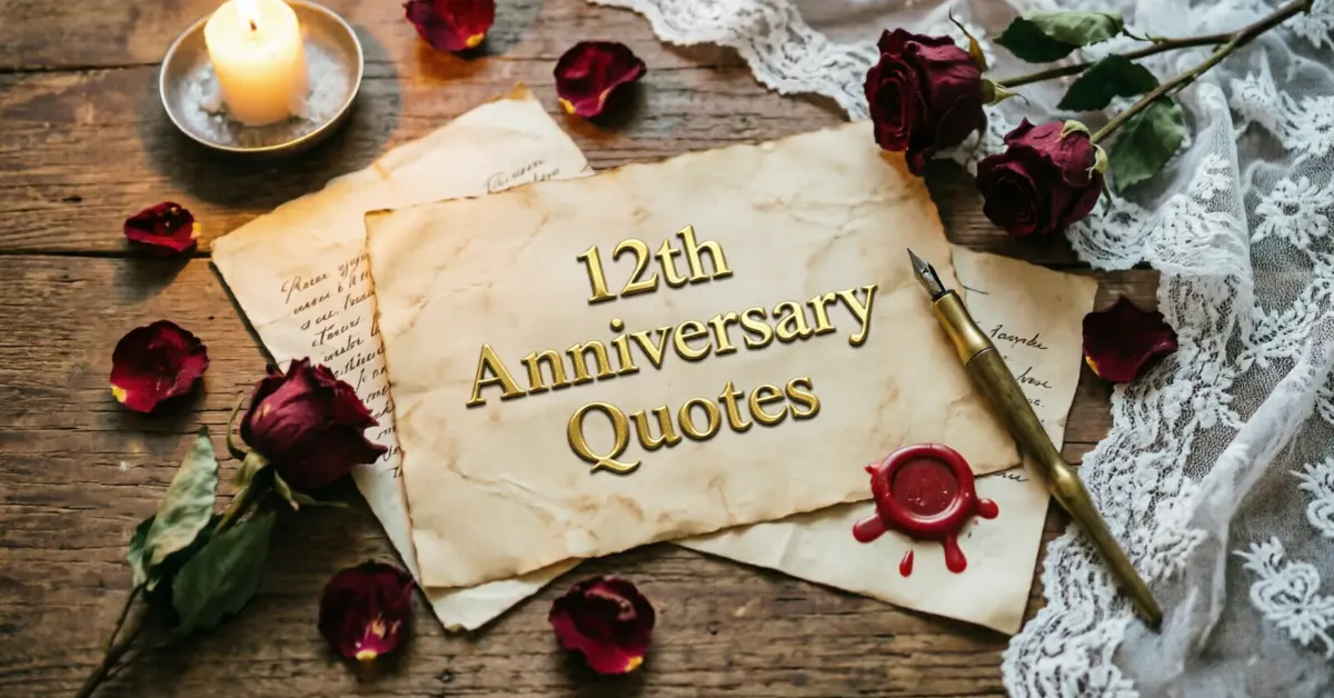 12th Anniversary Quotes