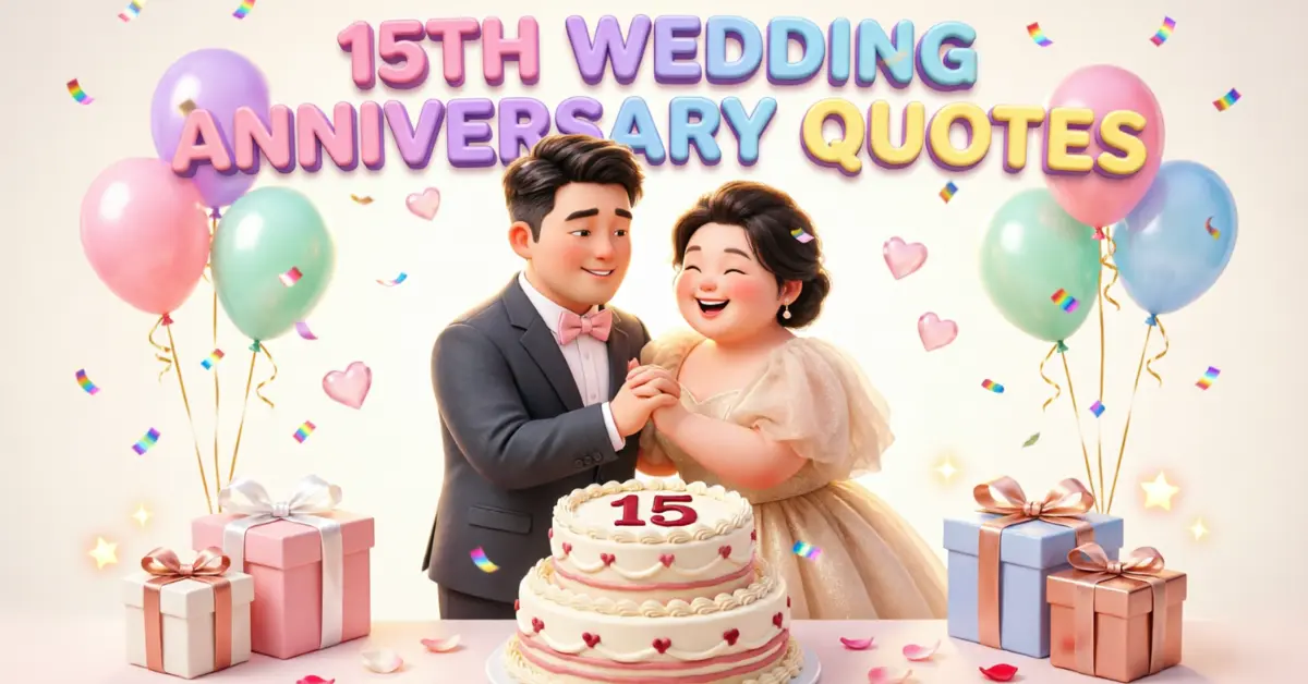 15th Wedding Anniversary Quotes