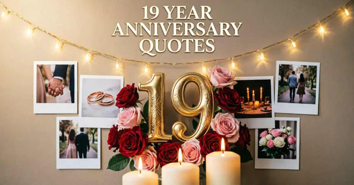 19 Year Anniversary Quotes
