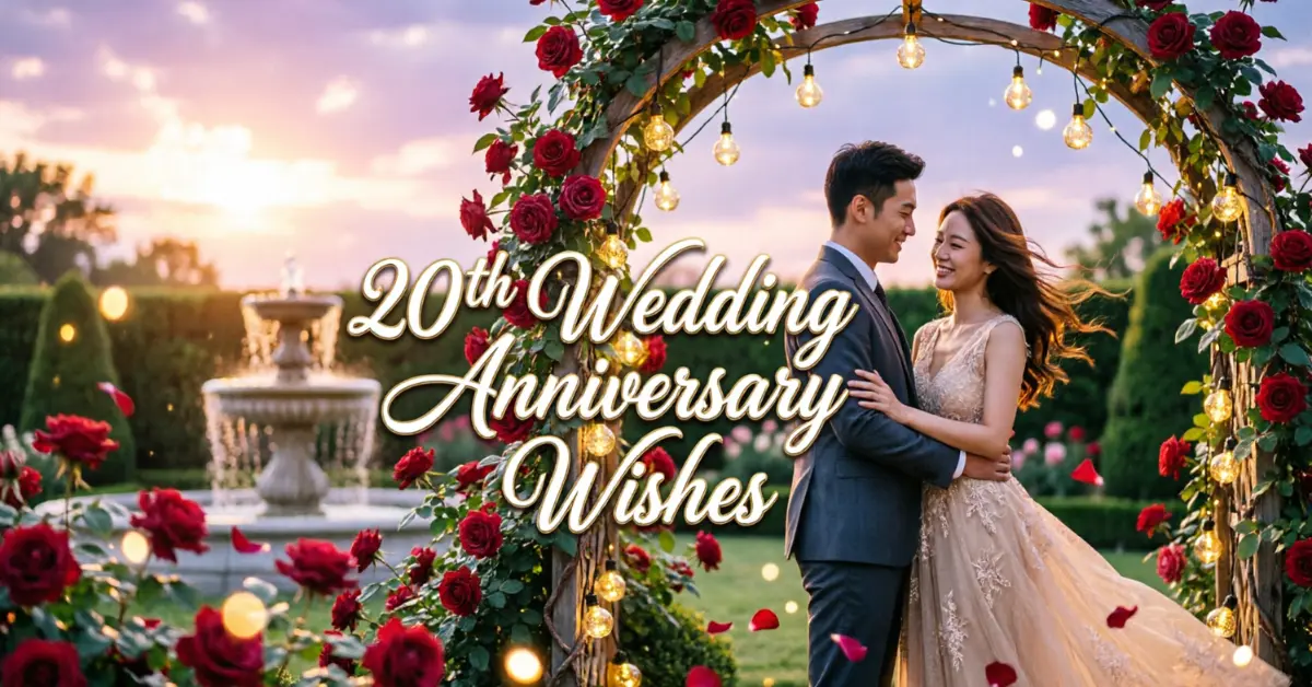 20th Wedding Anniversary Wishes