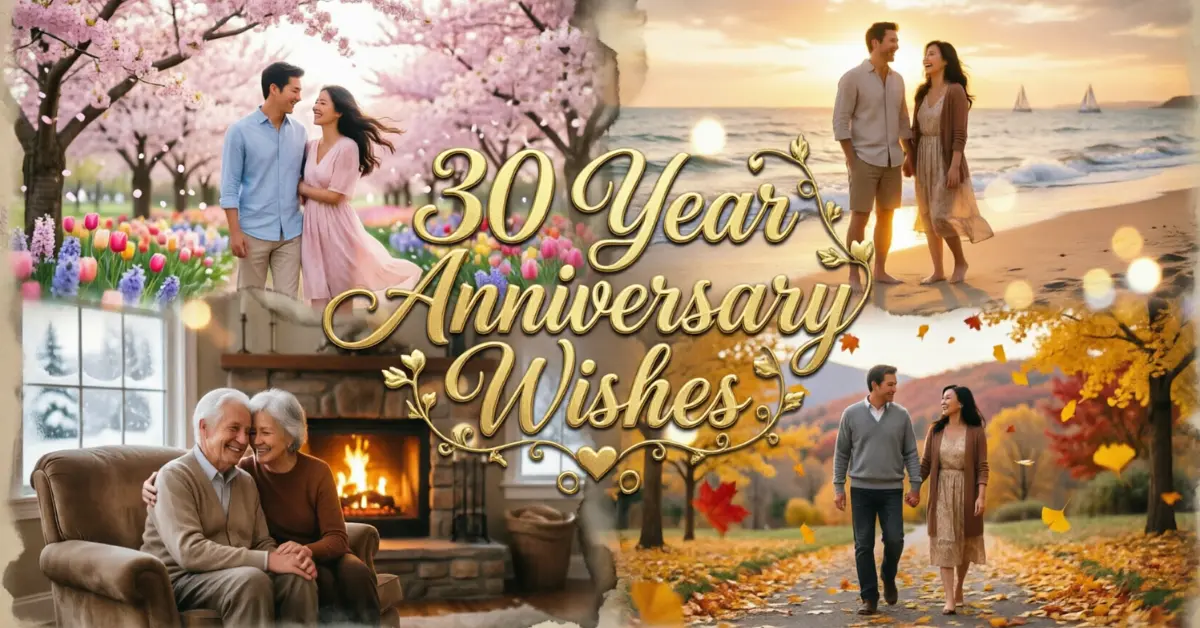 30 Year Anniversary Wishes