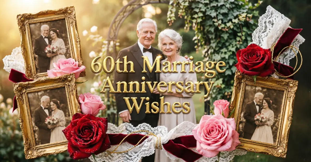 60th Marriage Anniversary Wishes