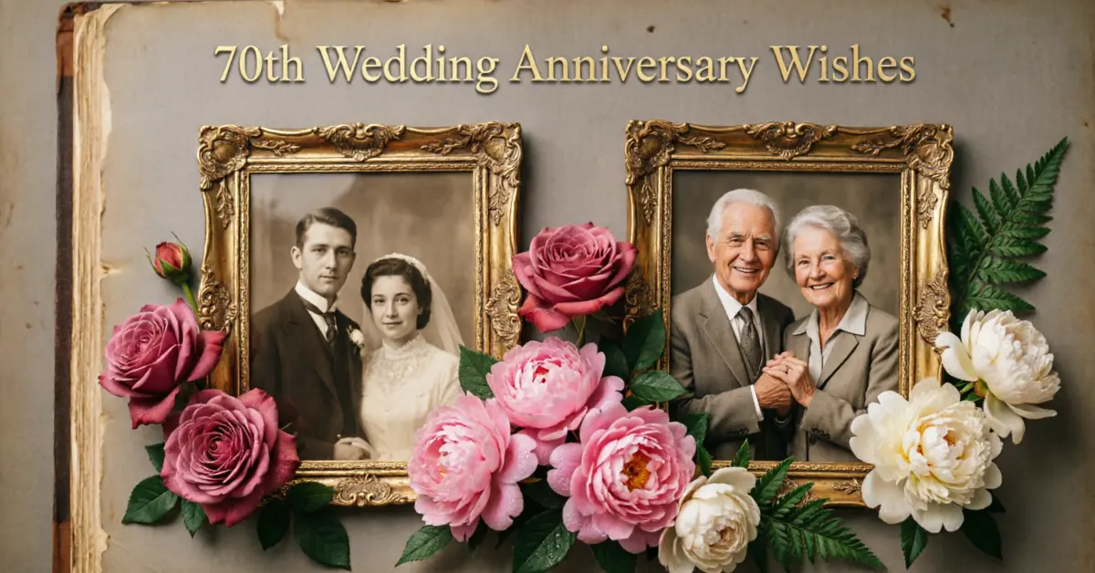 70th Wedding Anniversary Wishes