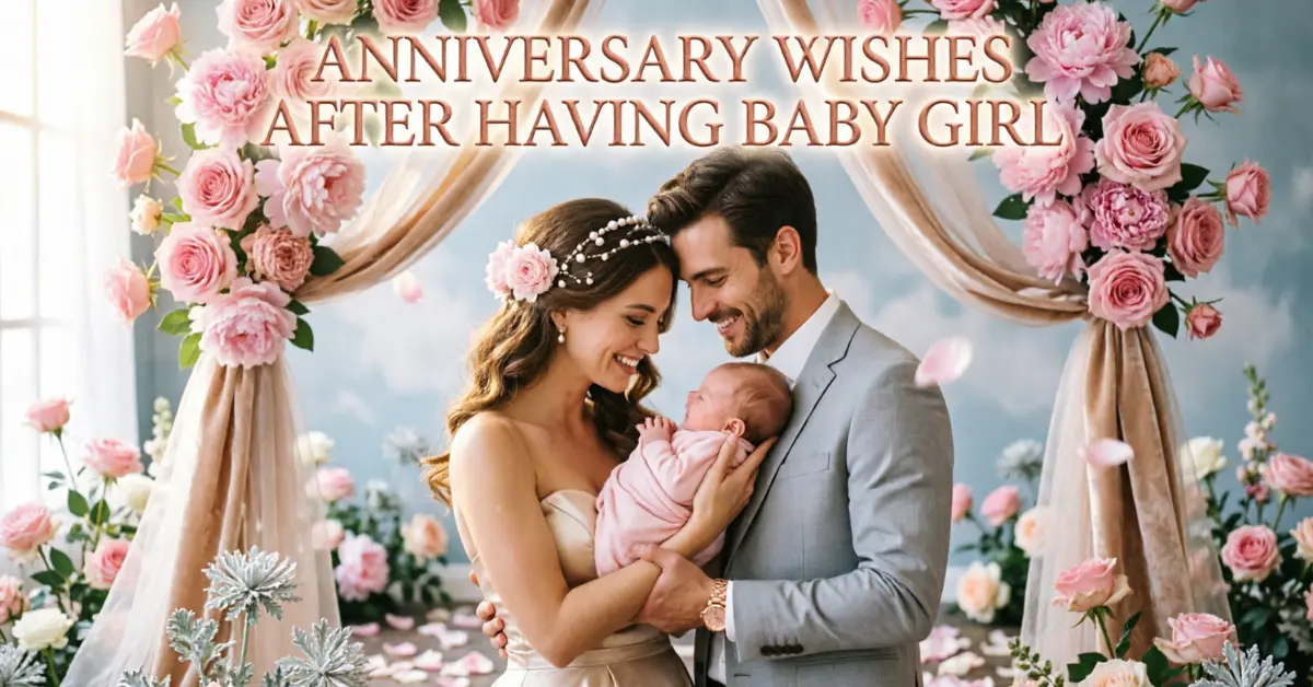 Anniversary Wishes After Having Baby Girl