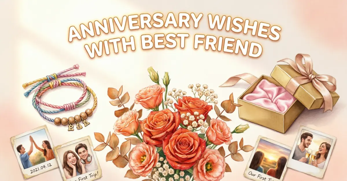 Anniversary Wishes With Best Friend