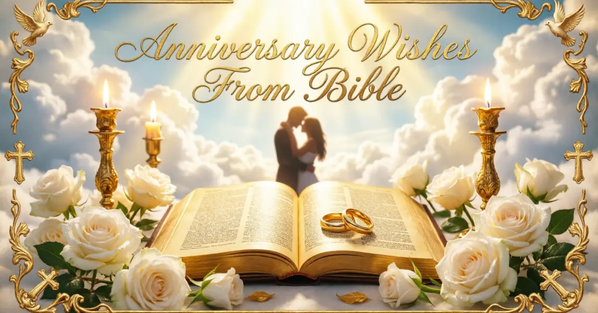 Anniversary Wishes From Bible