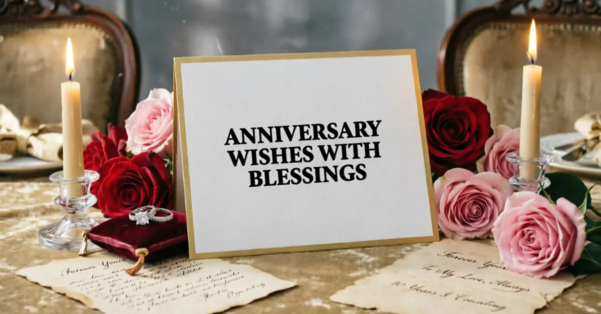 Anniversary Wishes With Blessings