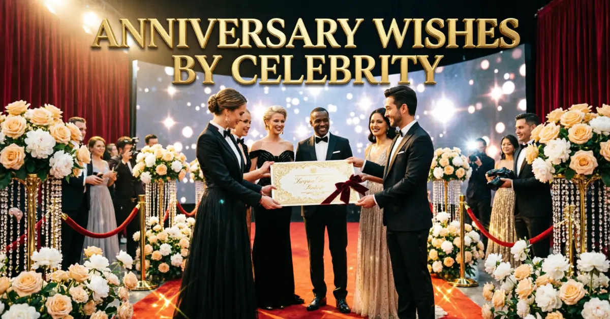 Anniversary Wishes By Celebrity