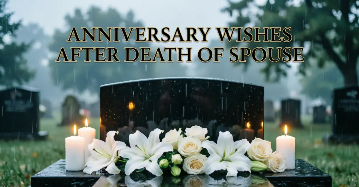 Anniversary Wishes After Death Of Spouse