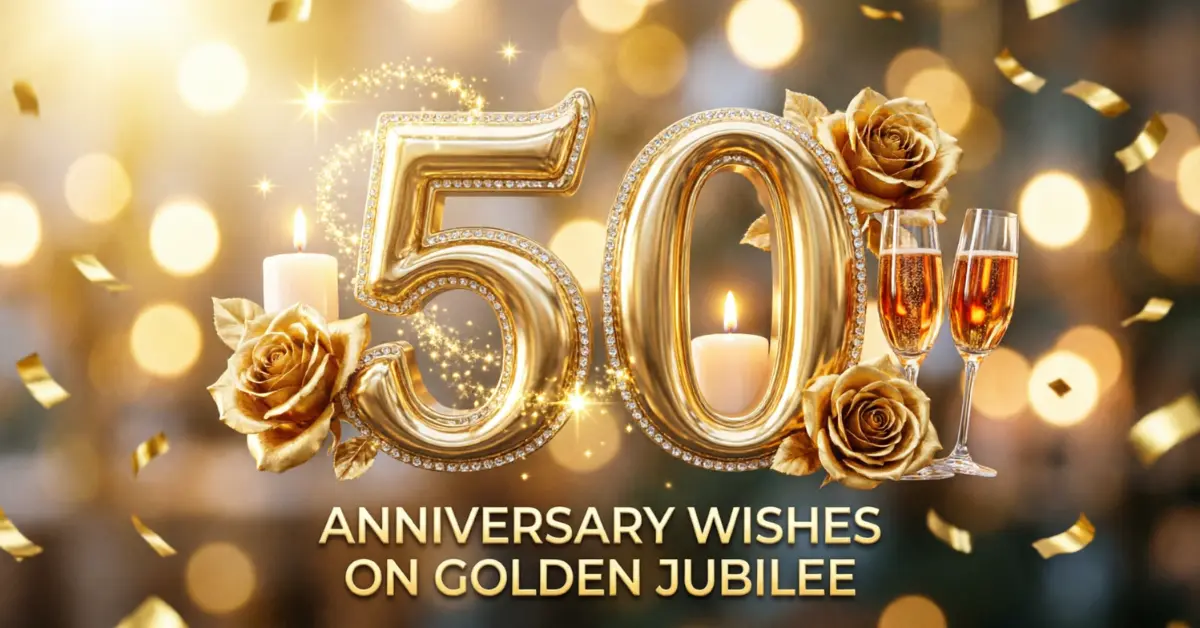 Anniversary Wishes On Golden Jubilee