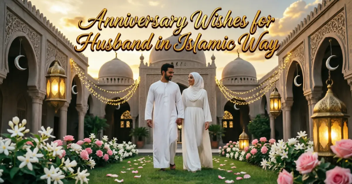 Anniversary Wishes For Husband In Islamic Way