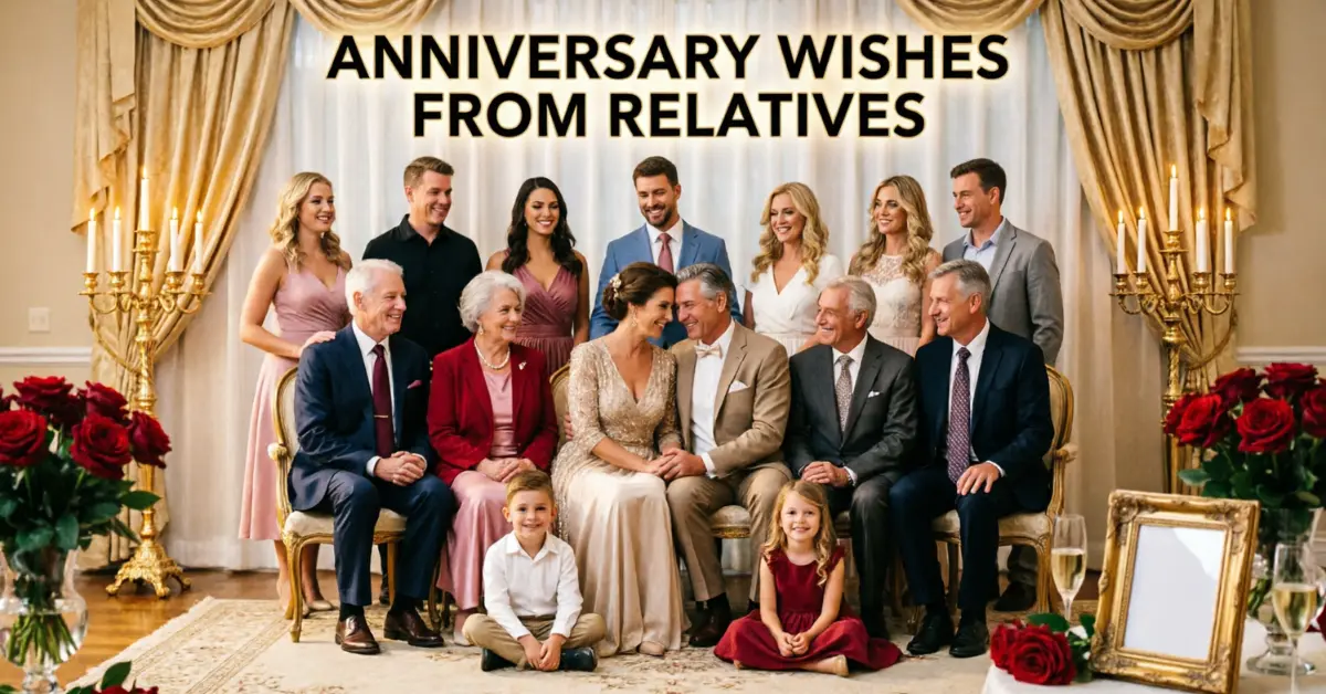Anniversary Wishes From Relatives