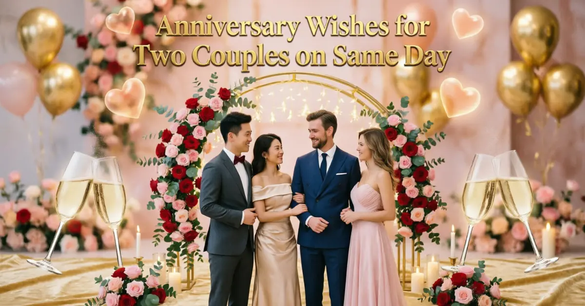 Anniversary Wishes For Two Couples On Same Day