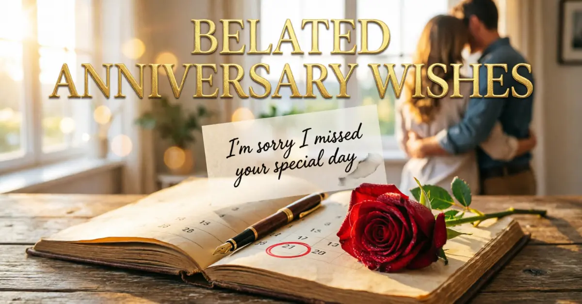 Belated Anniversary Wishes