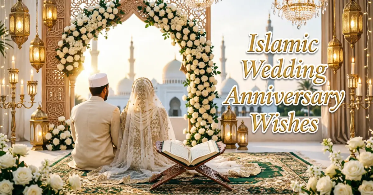 Islamic Wedding Anniversary Wishes