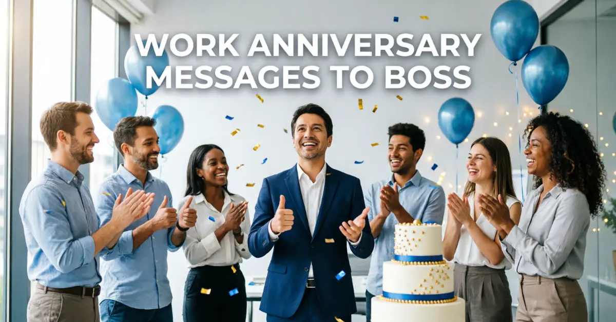 Work Anniversary Messages To Boss