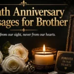 Death Anniversary Messages for Brother