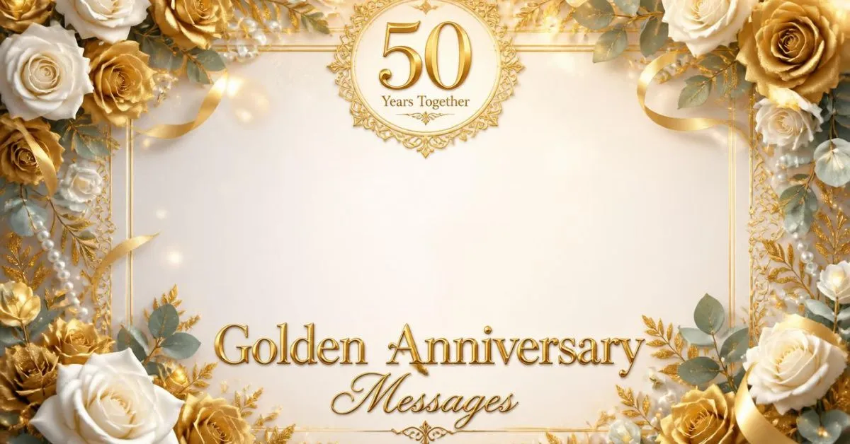 Golden Anniversary Messages
