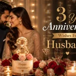 3 Years Anniversary Wishes For Husband