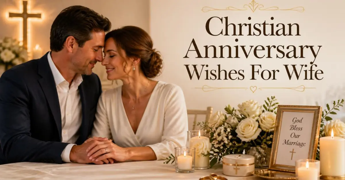 Christian Anniversary Wishes For Wife