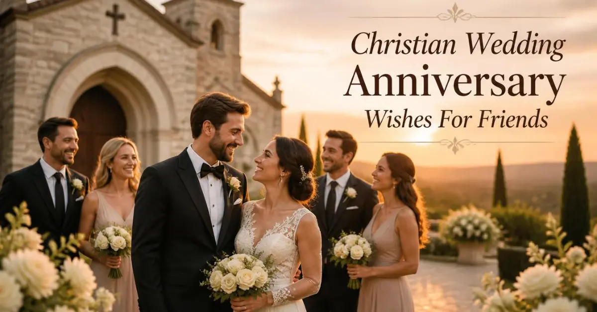 Christian Wedding Anniversary Wishes For Friends