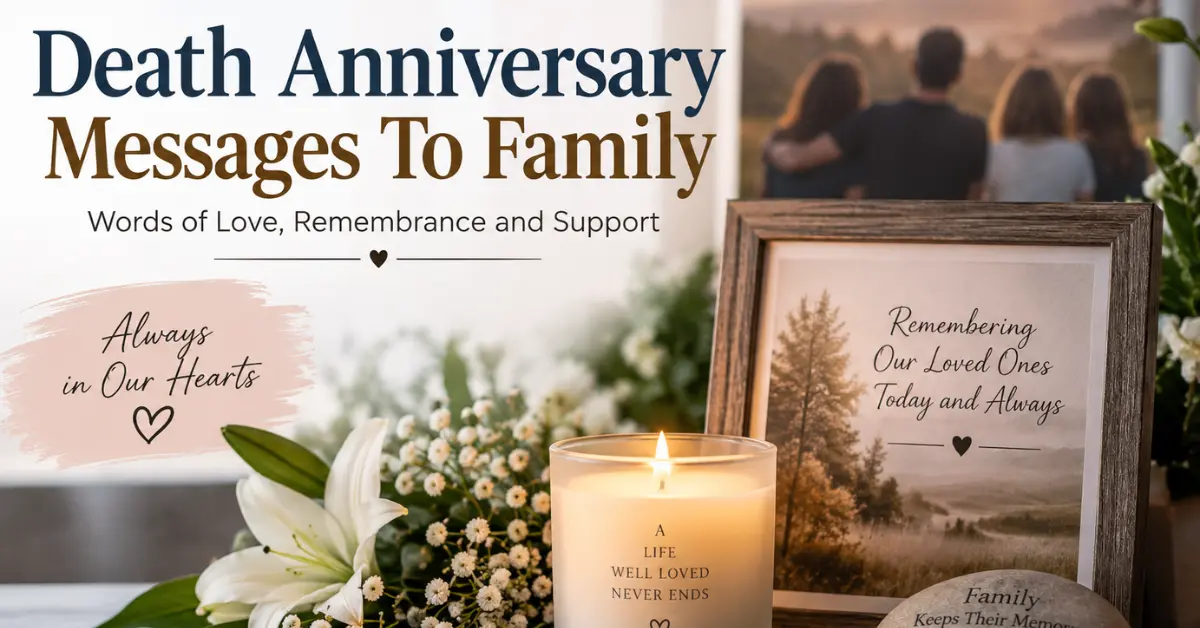 Death Anniversary Messages To Family