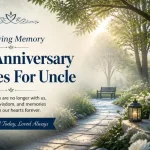 Death Anniversary Messages for Uncle