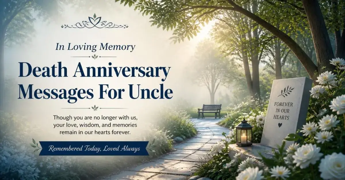 Death Anniversary Messages for Uncle